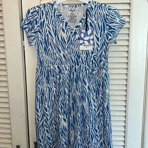Sold out DVF 4 Target 🎯 Faux Wrap Sea🌊Twig DressDesigner🧑‍🎨🥰Cuteness Comfy!